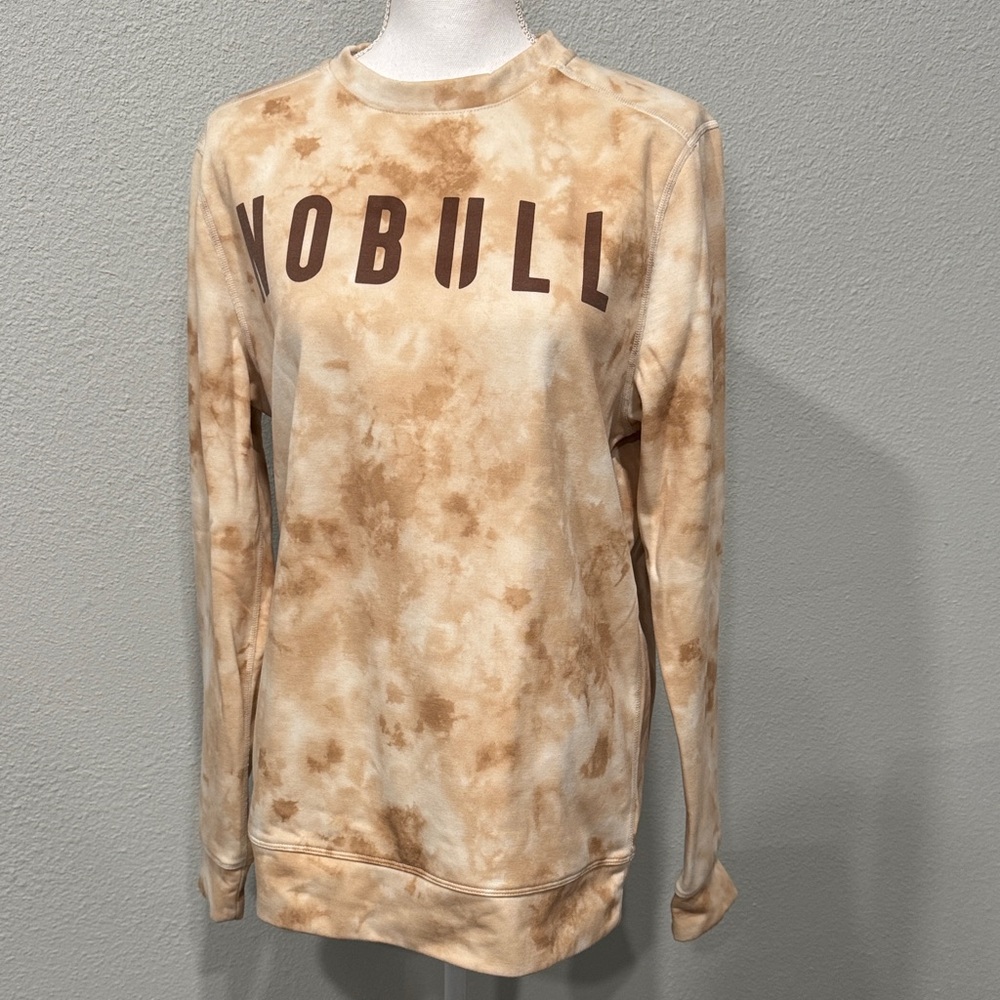 NOBULL Tan Tie-Dye Sweatshirt